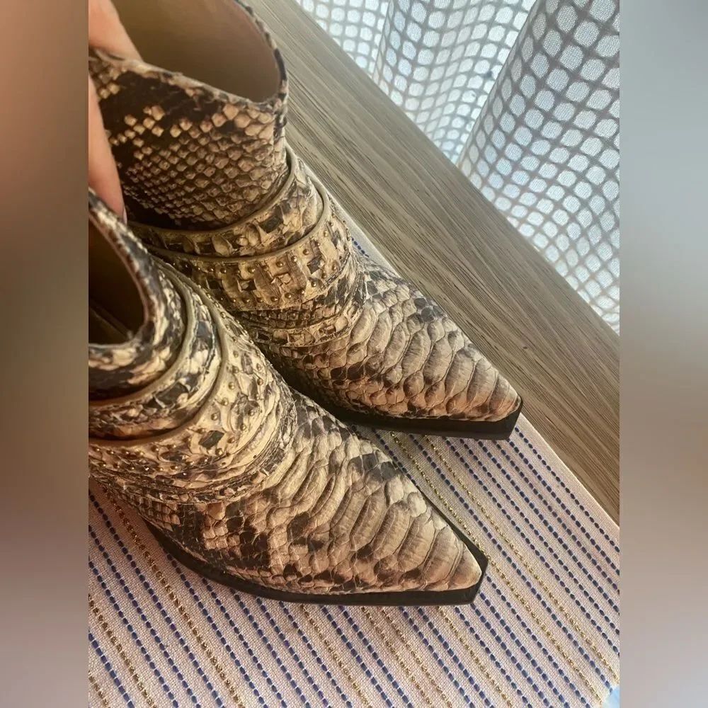 Zimmermann python leather cowboy boots size 37 - Picture 11 of 16